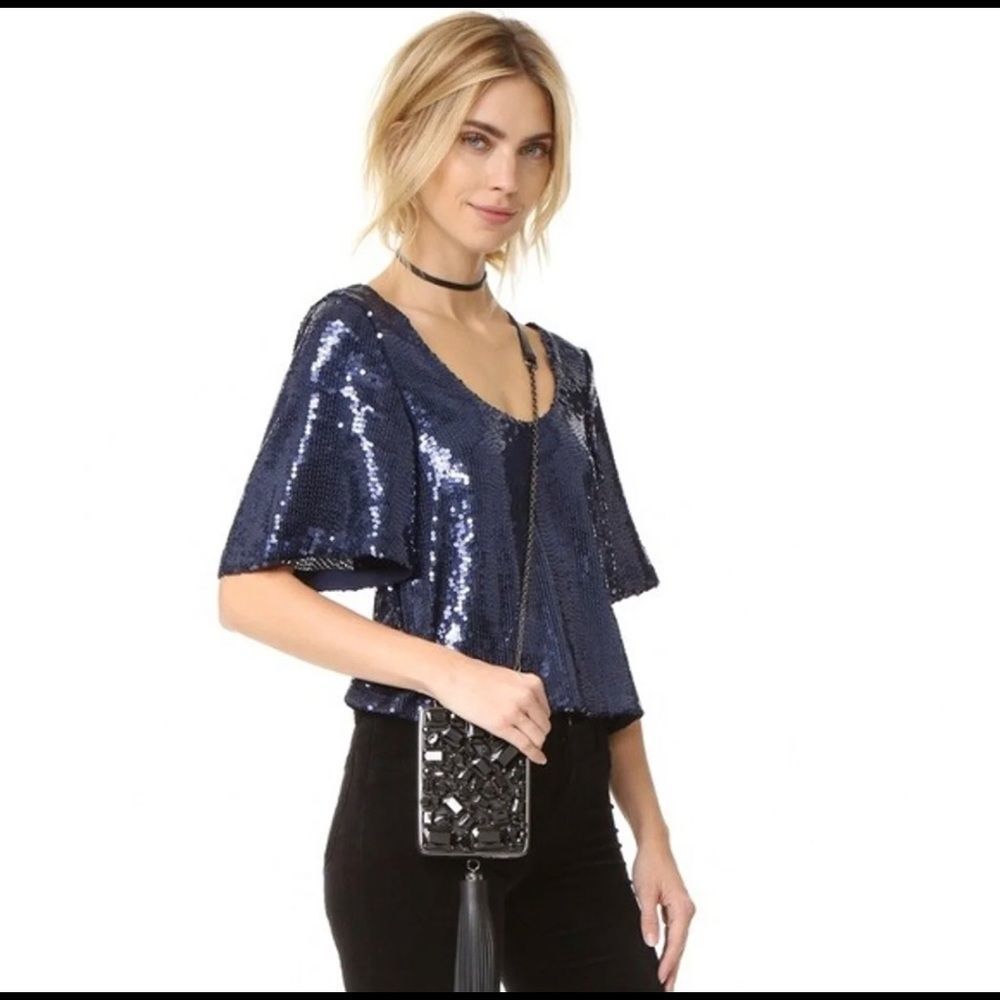 COPY - Free People NIGHT FEVER sequin top